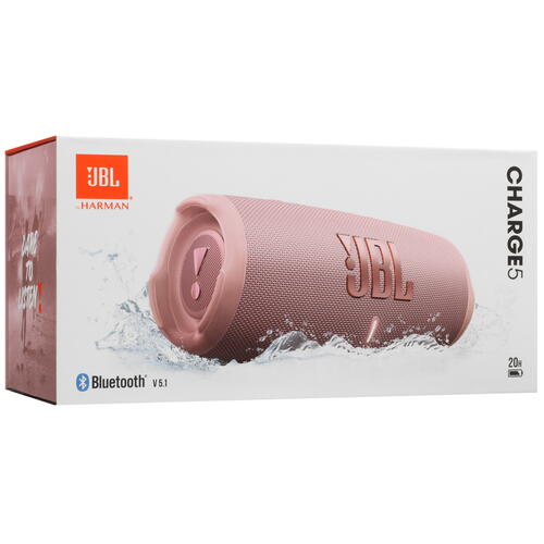Купить Портативная колонка JBL Charge 5, розовый  5054644. Характеристики, отзывы и цены в Донецке
