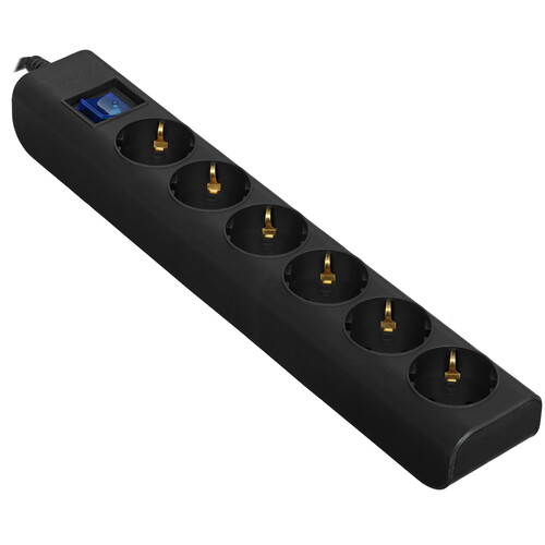 Купить Сетевой фильтр FinePower Aurora 630B черный  5434373. Характеристики, отзывы и цены в Донецке