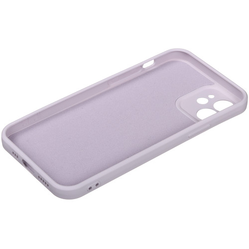 Купить Накладка  BoraSCO Microfiber Case для Apple iPhone 12 сиреневый  5601814. Характеристики, отзывы и цены в Донецке