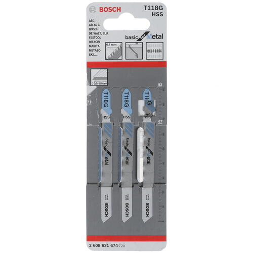 Купить Пилки для лобзика Bosch 2608631674  1178006. Характеристики, отзывы и цены в Донецке