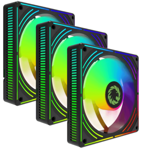 Купить Комплект вентиляторов GameMax RA300 [RA300BK] черный  9140443. Характеристики, отзывы и цены в Донецке