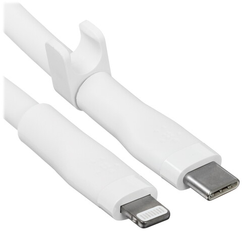 Купить Кабель круглый Belkin Lightning 8-pin - USB Type-C белый 3 м  5605599. Характеристики, отзывы и цены в Донецке