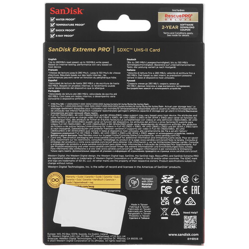 Купить Карта памяти SanDisk Extreme Pro SDXC 256 ГБ [SDSDXEP-256G-GN4IN]  5470864. Характеристики, отзывы и цены в Донецке