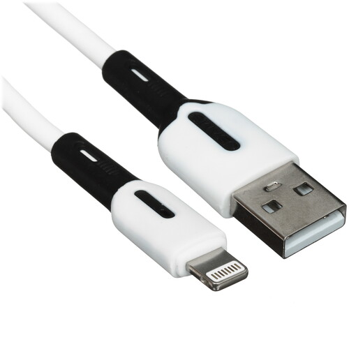 Купить Кабель круглый USAMS Lightning 8-pin - USB 2.0 Type-A белый 2 м  5480391. Характеристики, отзывы и цены в Донецке
