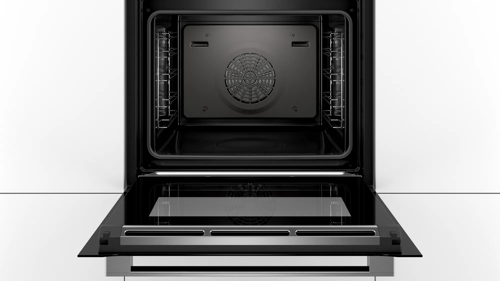 Купить Электрический духовой шкаф Bosch HSG636ES1 серебристый  9119185. Характеристики, отзывы и цены в Донецке