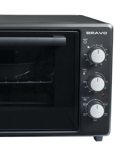 Купить Мини-печь BRAVO FO-381BL черный  9028338. Характеристики, отзывы и цены в Донецке