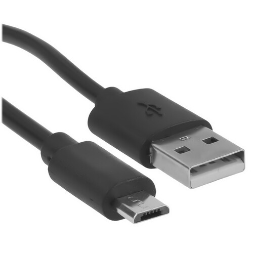 Купить Кабель круглый BoraSCO micro USB - USB 2.0 Type-A черный 2 м  5614039. Характеристики, отзывы и цены в Донецке