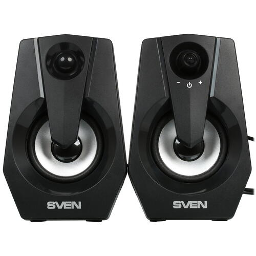Купить Колонки SVEN 370 черный  5063925. Характеристики, отзывы и цены в Донецке