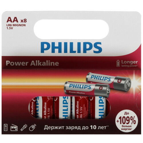 Купить Батарейка Philips LR6P8W/51 AA (LR6/ER14505/FR6/R6P)  9156206. Характеристики, отзывы и цены в Донецке