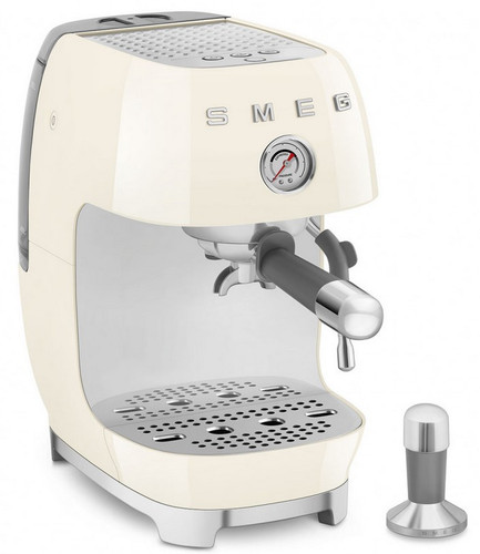 Купить Кофеварка рожковая Smeg ECF03CREU бежевый  5664275. Характеристики, отзывы и цены в Донецке
