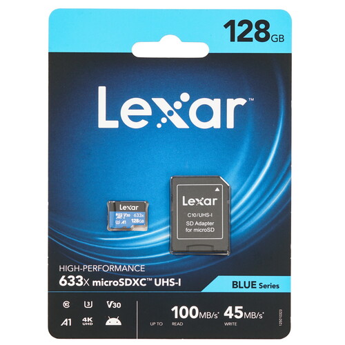 Купить Карта памяти Lexar microSDXC 128 ГБ [LSDMI128BB633A]  5456358. Характеристики, отзывы и цены в Донецке