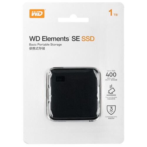 Купить 1000 ГБ Внешний SSD WD Elements SE  5458814. Характеристики, отзывы и цены в Донецке