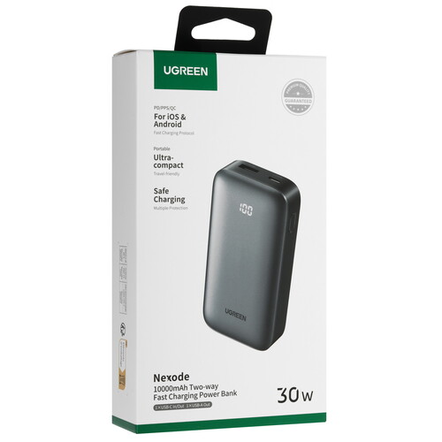 Купить Портативный аккумулятор Ugreen PB502 серый  5494197. Характеристики, отзывы и цены в Донецке