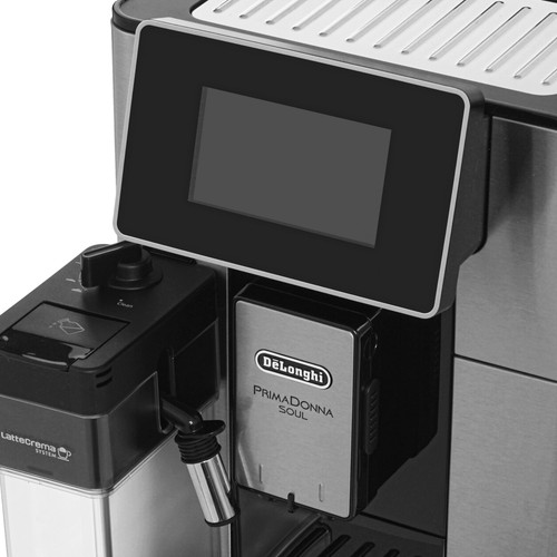 Купить Кофемашина автоматическая DeLonghi PrimaDonna SOUL ECAM 610.75.MB серебристый  4900469. Характеристики, отзывы и цены в Донецке
