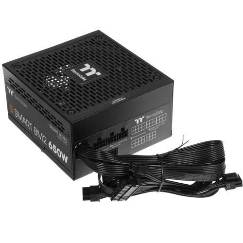 Купить Блок питания Thermaltake Smart BM2 650W - TT Premium Edition [PS-SPD-0650MNFABE-1] черный  1674179. Характеристики, отзывы и цены в Донецке