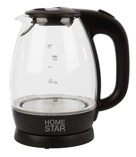 Купить Электрочайник Homestar HS-1012 черный  8145310. Характеристики, отзывы и цены в Донецке