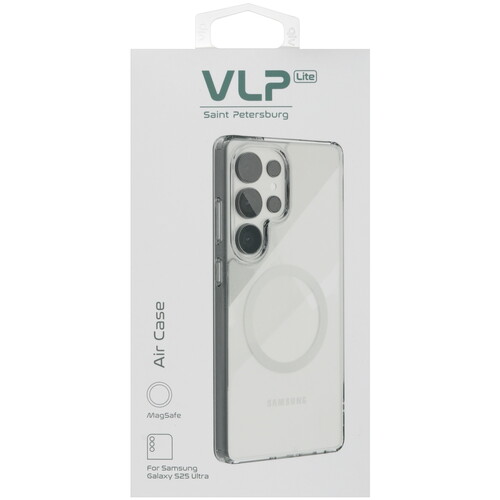 Купить Накладка  VLP Air Case для Samsung Galaxy S25 Ultra прозрачный  5613355. Характеристики, отзывы и цены в Донецке