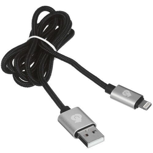 Купить Кабель круглый uBear Lightning 8-pin - USB 2.0 Type-A черный 1 м  5466133. Характеристики, отзывы и цены в Донецке