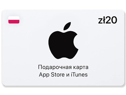 Купить Пополнение баланса сервиса App Store и iTunes  20 PLN  5620721. Характеристики, отзывы и цены в Донецке
