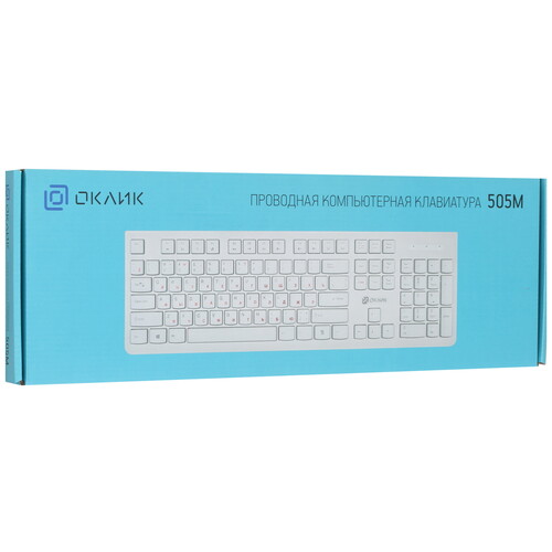 Купить Клавиатура  проводная Oklick 505M  1662449. Характеристики, отзывы и цены в Донецке