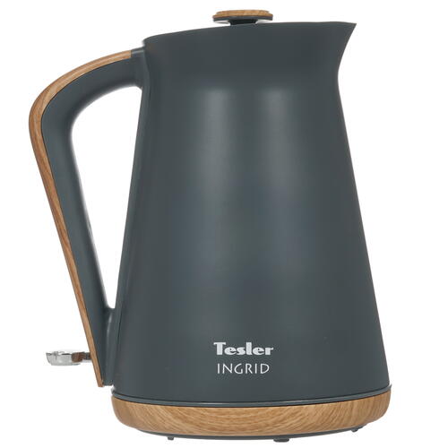 Купить Электрочайник Tesler KT-1740 серый  8161064. Характеристики, отзывы и цены в Донецке