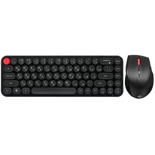 Купить Клавиатура+мышь беспроводная   DEXP Black Lollipop черный  5410047. Характеристики, отзывы и цены в Донецке