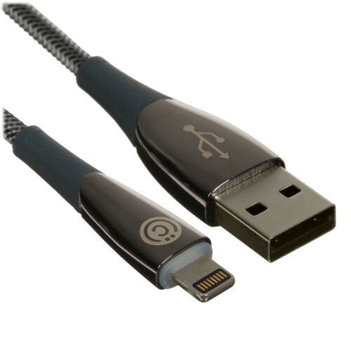 Купить Кабель круглый ВСЕГАЗИН Lightning 8-pin - USB 2.0 Type-A серый 1 м  5482512. Характеристики, отзывы и цены в Донецке
