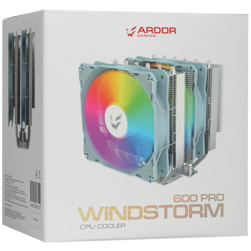 Купить Кулер для процессора ARDOR GAMING Windstorm 600 PRO  серый  5431572. Характеристики, отзывы и цены в Донецке