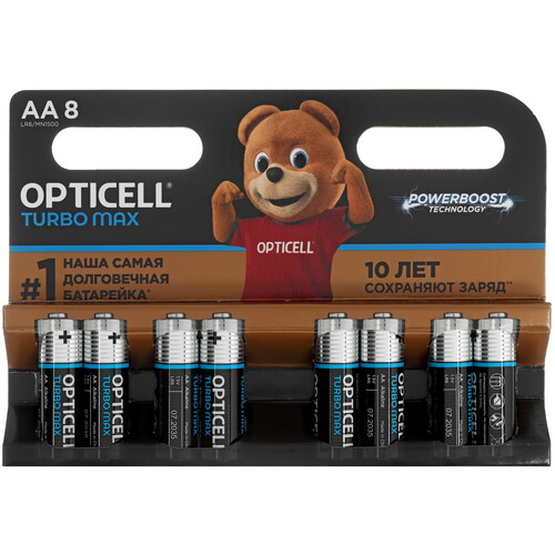 Купить Батарейка Opticell Turbo Max AA (LR6/ER14505/FR6/R6P)  5642138. Характеристики, отзывы и цены в Донецке