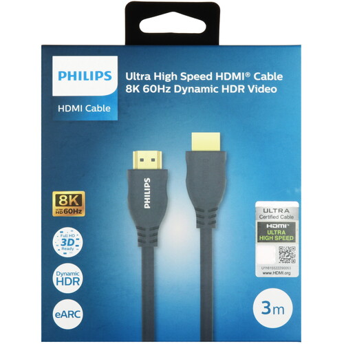 Купить Кабель  Philips HDMI - HDMI, 3 м  5492611. Характеристики, отзывы и цены в Донецке