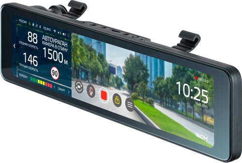 Купить Видеорегистратор-зеркало с радар-детектором iBOX Range 2 LaserVision WiFi Signature Dual + салонная камера  5638337. Характеристики, отзывы и цены в Донецке