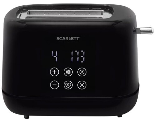 Купить Тостер SCARLETT SC-TM11069 черный  9240125. Характеристики, отзывы и цены в Донецке