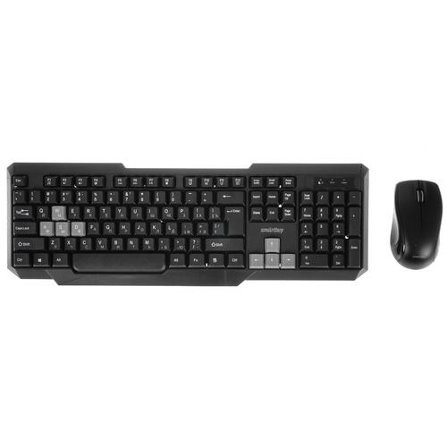 Купить Клавиатура+мышь беспроводная   Smartbuy ONE 230346AG черный  5027070. Характеристики, отзывы и цены в Донецке