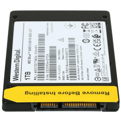 Купить 1000 ГБ 2.5" SATA накопитель WD Blue SA510 [WDS100T3B0A]  5065181. Характеристики, отзывы и цены в Донецке