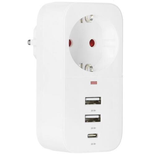 Купить Адаптер питания FinePower AD116WU белый  5421360. Характеристики, отзывы и цены в Донецке