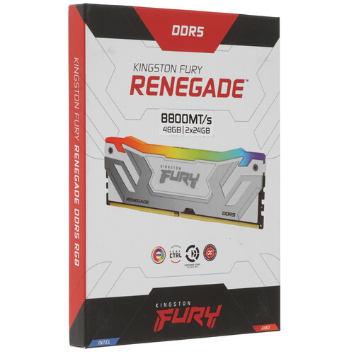 Купить Оперативная память Kingston Fury Renegade White RGB  5629417. Характеристики, отзывы и цены в Донецке