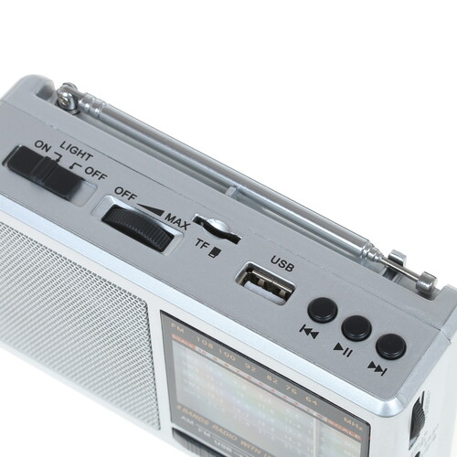 Купить Радиоприемник Hyundai H-PSR160 серебристый  1299681. Характеристики, отзывы и цены в Донецке