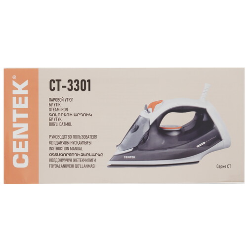 Купить Утюг Centek CT-3301 синий  9189267. Характеристики, отзывы и цены в Донецке
