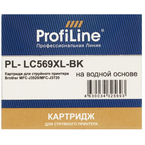 Купить Картридж ProfiLine PL-LC569XL-BK черный  9129077. Характеристики, отзывы и цены в Донецке