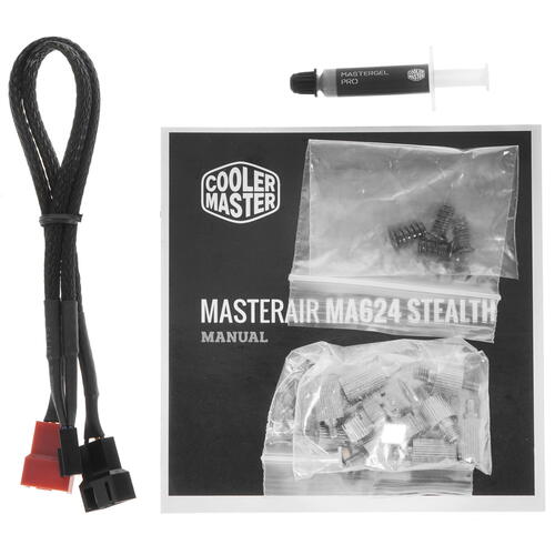 Купить Кулер для процессора Cooler Master MasterAir MA624 Stealth  4835292. Характеристики, отзывы и цены в Донецке