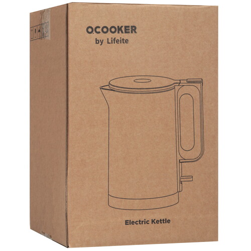 Купить Электрочайник Qcooker CR-YS1601Y белый  5491764. Характеристики, отзывы и цены в Донецке