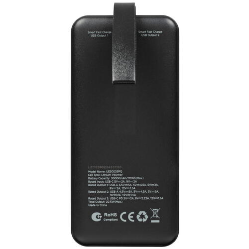 Купить Портативный аккумулятор Energizer UE30035PQ_BK черный  5427099. Характеристики, отзывы и цены в Донецке
