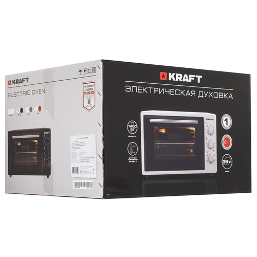 Купить Мини-печь Kraft KN-MO 3900 FBL черный  9265941. Характеристики, отзывы и цены в Донецке