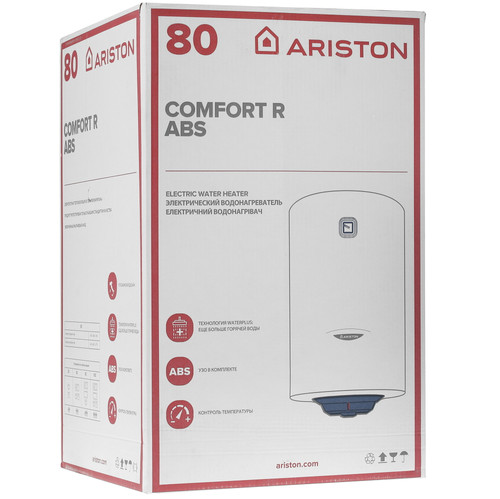 Купить Накопительный водонагреватель электрический Ariston COMFORT R ABS 80 V 1.8K PL  5010631. Характеристики, отзывы и цены в Донецке