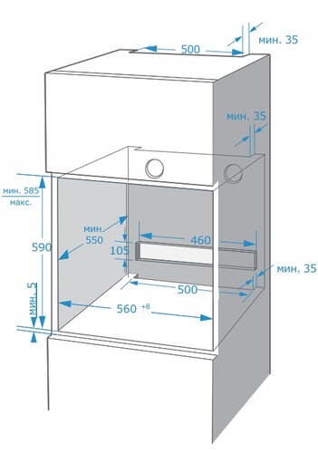 Купить Электрический духовой шкаф Gressel RU6ES7759000 черный  9256880. Характеристики, отзывы и цены в Донецке