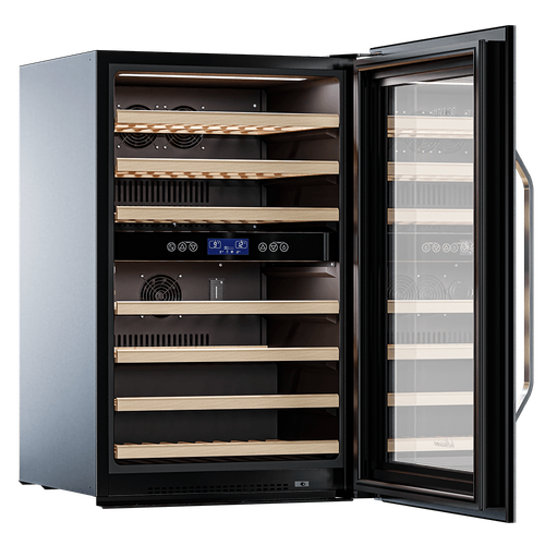 Купить Винный шкаф Meyvel MV42-KSB2 серебристый  9186683. Характеристики, отзывы и цены в Донецке