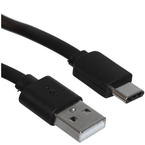 Купить Кабель плоский REXANT USB Type-C - USB 2.0 Type-A черный 1 м  5479561. Характеристики, отзывы и цены в Донецке