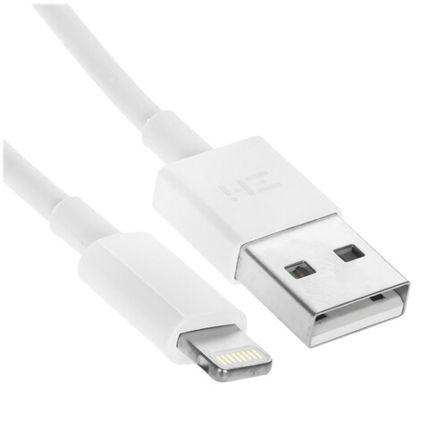 Купить Кабель круглый ZMI Lightning 8-pin MFI - USB 2.0 Type-A белый 1 м  5480000. Характеристики, отзывы и цены в Донецке
