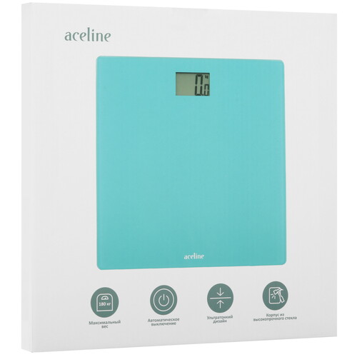 Купить Весы Aceline SCGM-26P бирюзовый  9043053. Характеристики, отзывы и цены в Донецке
