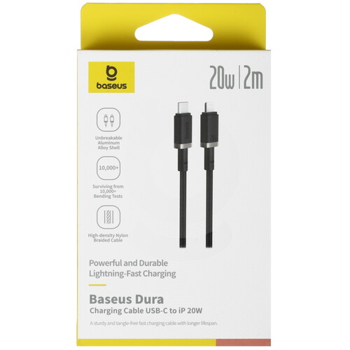 Купить Кабель круглый Baseus Lightning 8-pin - USB Type-C золотистый 2 м  5627541. Характеристики, отзывы и цены в Донецке